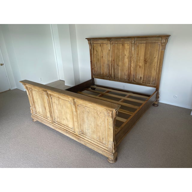Restoration Hardware St. James King Panel Bed With Footboard For Sale - Image 12 of 12