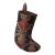 Handmade Holiday Stocking From Antique Qashqai Rug For Sale