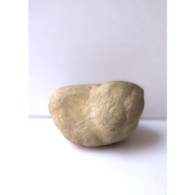 Tan Natural Quartz Geode Decorative Object For Sale - Image 8 of 9