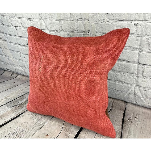 Vintage Pillow Case Turkish Hemp Pillow Decorative Hemp Pillow Dry cleaning only. PILLOW INSERT IS NOT INCLUDED