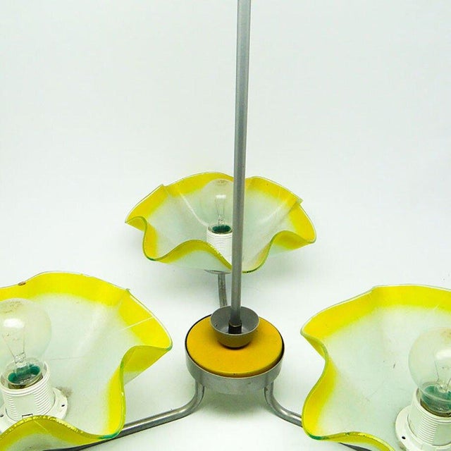 Mid-Century Chandelier from Polam, Poland, 1960s For Sale - Image 14 of 17