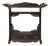 Oriental Rosewood Delicate Dragon Floral Motif Display Rack For Sale