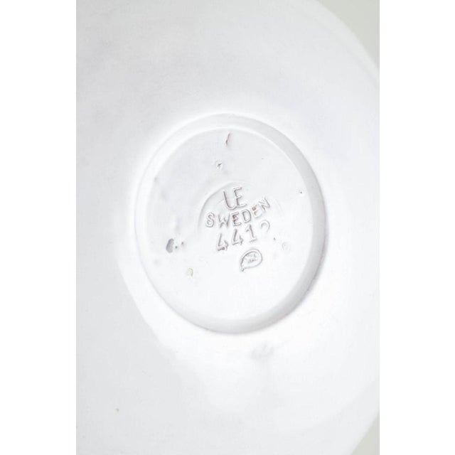 Ceramic Round Bowl with Geometric Pattern by Mari Simmulson for Upsala Ekeby, 1950s For Sale - Image 4 of 5