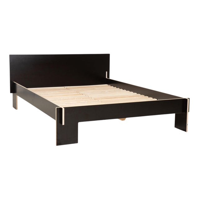 Seven Sleepers Bed in Black Wood by Nils Holger for Moormann For Sale