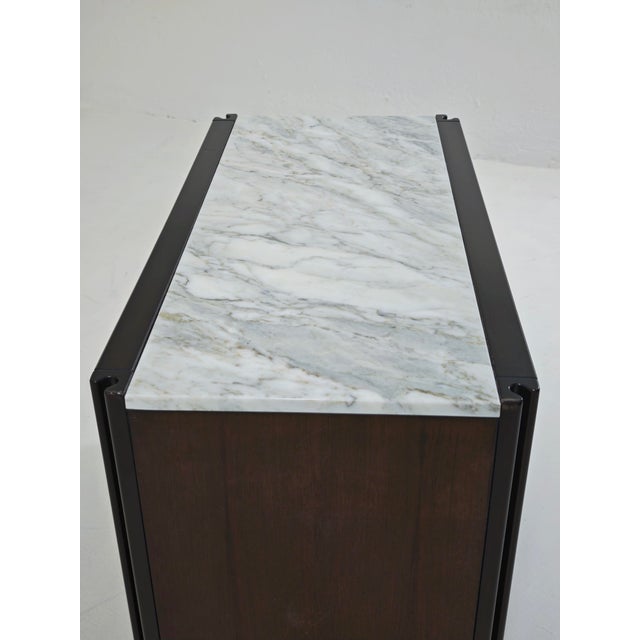 4D Bar Cabinet in Wood and Marble by Angelo Mangiarotti for Molteni, 1960s For Sale - Image 16 of 18
