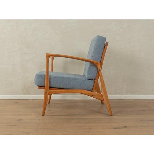 1960s armchair Very good workmanship High-quality materials Made in Germany Seat Height: 42.0 cm Width: 65 cm Height: 76...