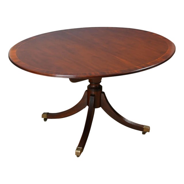 Vintage Baker Two Board Dining Table For Sale