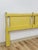 Yellow Vintage Cottagecore Painted Yellow King Headboard Eclectic Hollywood Regency For Sale - Image 8 of 13