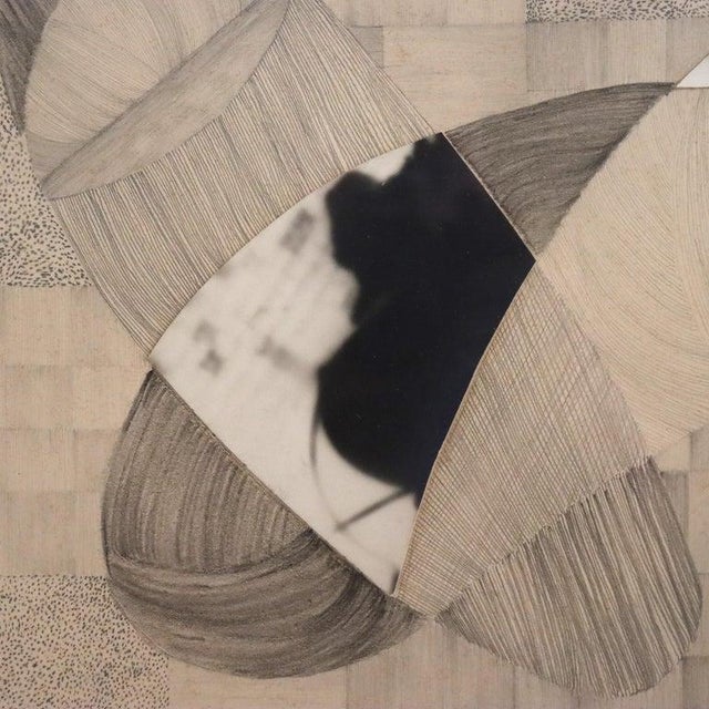 Impressionist 1970s Abstract Impressionist Mixed Media Drawing by Lynough, Framed, C1975 For Sale - Image 3 of 9