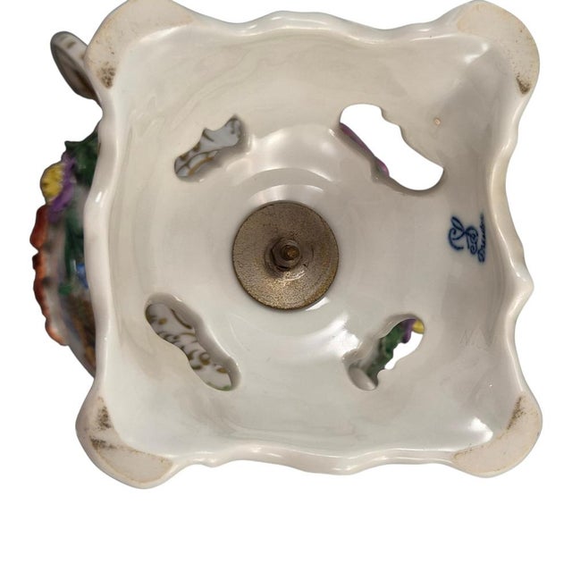 Vintage Porcelain Potpourri Urn from Carl Thieme, 1901 For Sale - Image 11 of 15