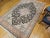 Textile Vintage Persian Tabriz Heriz Rug, Geometric Pattern, Hand-Knotted Wool, Black & Ivory, 7’ X 10’ For Sale - Image 7 of 12
