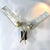 Mid-Century Modern Brass and Textured Glass Double Wall Sconce, 1950s For Sale - Image 14 of 14