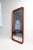Midcentury Modern Sculptural Wall Mirror in Teak and Crystal Glass, 1960s For Sale - Image 10 of 13