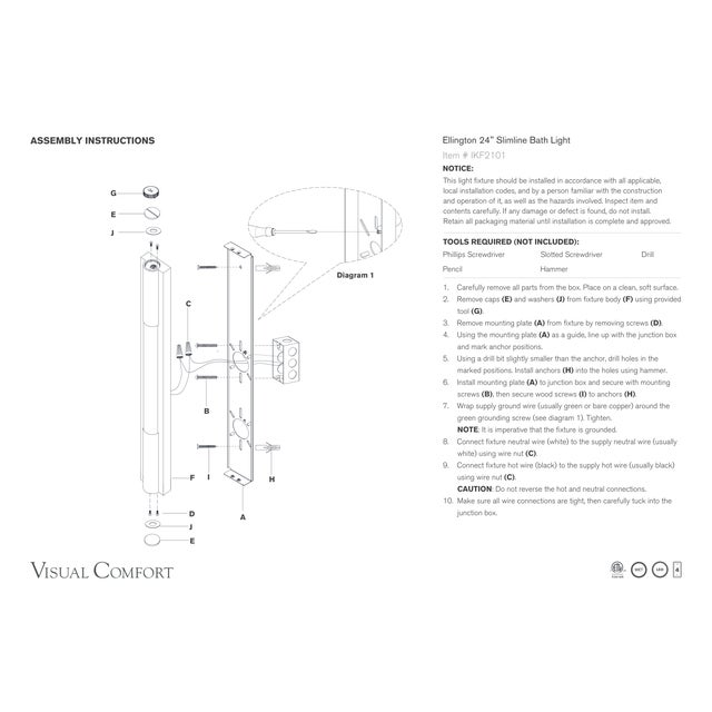2020s Ian K. Fowler for Visual Comfort Signature Ellington 24" Slimline Bath Light in Polished Nickel with White Glass For Sale - Image 5 of 6