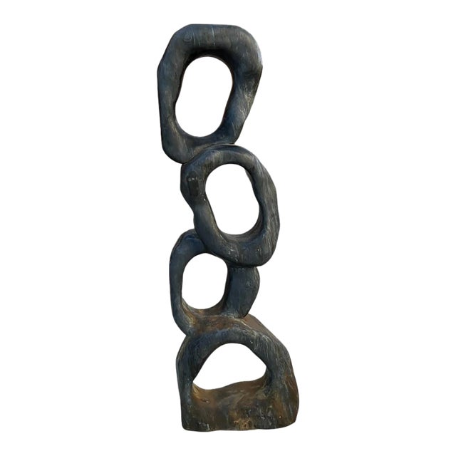Spanish Abstract Stone Sculpture For Sale