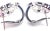Metal Cartier Beautes Du Monde White Gold Diamond Rubellite Onyx Earrings, Pair For Sale - Image 7 of 9