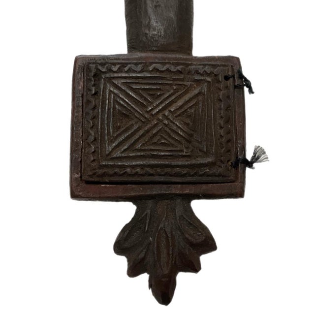 Ethiopian Orthodox Wood Hand Cross - Icons From the Life of Christ For Sale In Houston - Image 6 of 11