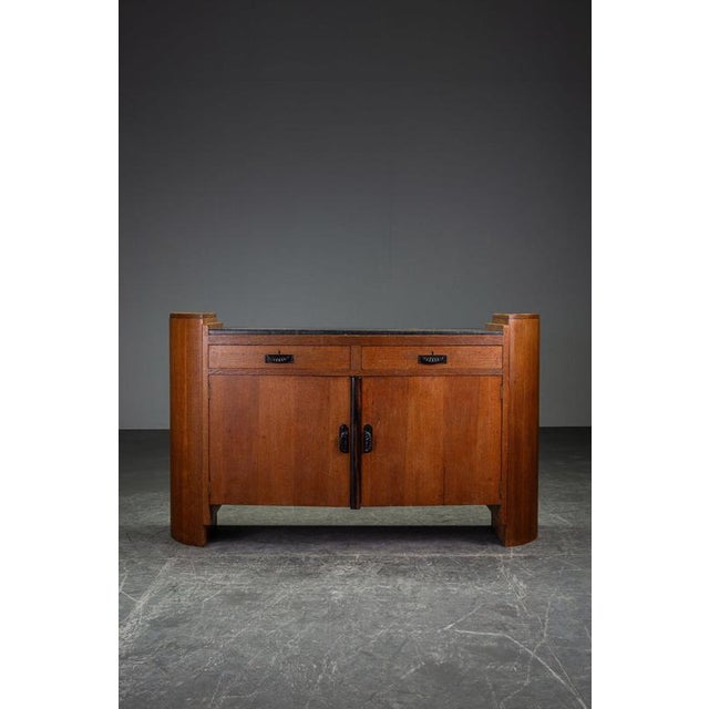 Vintage Amsterdam School Sideboard, 1930s For Sale - Image 5 of 15