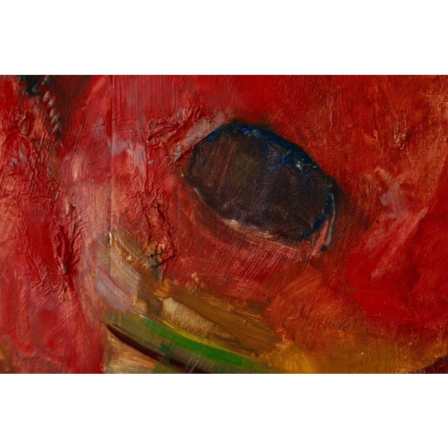 Modern Borgenhög, Abstract Composition, 1968, Oil on Canvas, Framed For Sale - Image 3 of 11
