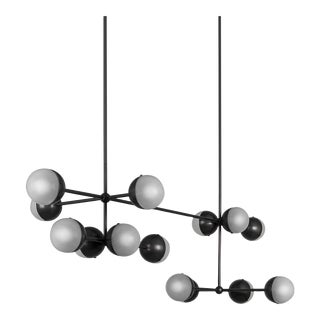 Molecule Linear Chandelier For Sale