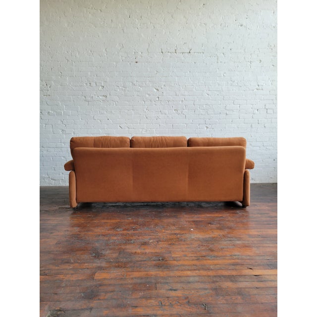 Cinnamon 1970s Coronado Sofa Attributed to Afra & Tobia Scarpa for B&b Italia For Sale - Image 8 of 14