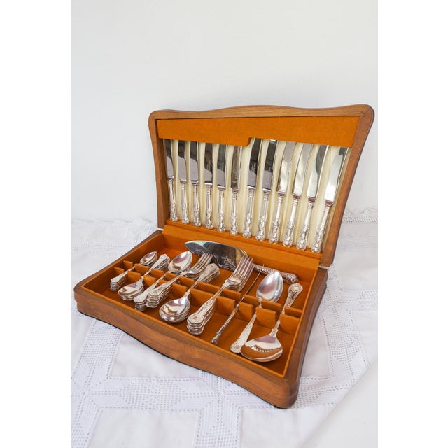 English Cutlery Set for 6 from Smith Seymour LTD Sheffield, 1960s, Set of 52 For Sale - Image 13 of 13
