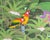 Textile Painting of a Tropical Scene by W. Kuparyadi For Sale - Image 7 of 8