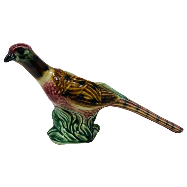 Introducing this gorgeous Mid-Century Ceramic Pheasant Plant Holder - the perfect addition to your home decor! This...