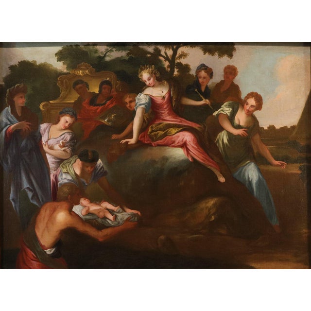 Pier dandini (florence, 1646 – 1712) the finding of moses oil on canvas (87 x 118 cm - framed, 102 x 132 cm) provenance:...