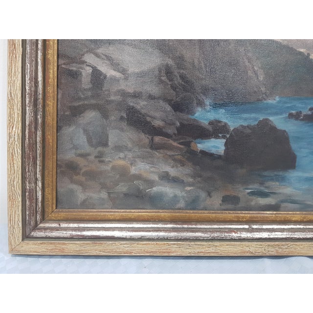 George Hoesslin, Cove, Oil on Canvas, 1890s-1910s For Sale - Image 9 of 11