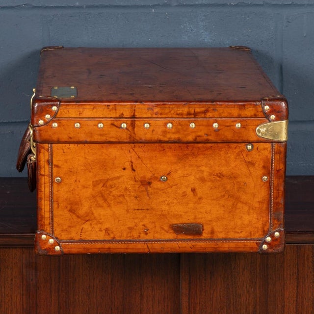 Louis Vuitton Antique French Leather Travelling Case from Louis Vuitton For Sale - Image 4 of 18