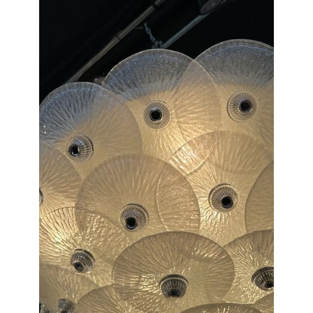 Murano Disc Chandelier For Sale In Dallas - Image 6 of 6