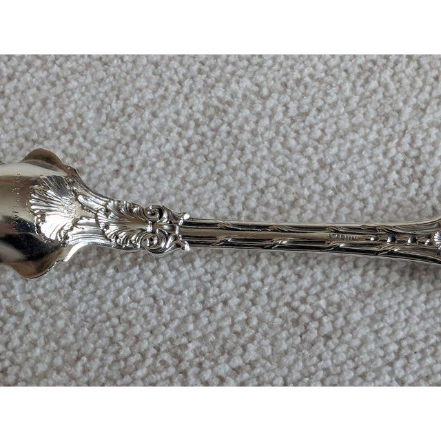 Early 20th Century Whiting "King Edward" Sterling Silver Jam/Sugar Spoon, 1901 For Sale - Image 11 of 16