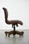 English-Style Chesterfield Swivel Office Chair in Cowhide For Sale - Image 3 of 16