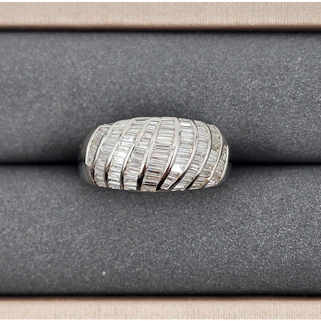 2.10 Ct Diamond Ring Size 6.75 For Sale - Image 4 of 9