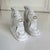 French Limoges France Vintage Porcelain Fish Gold Trim Salt and Pepper Shaker Set For Sale - Image 3 of 8