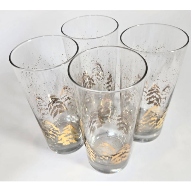 Gold Christmas Dansk Tumblers- Set of Four For Sale - Image 9 of 14