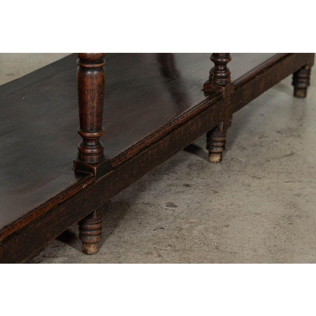 Antique English George II Oak Potboard Dresser, 1760 For Sale - Image 10 of 17