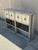 Antique Art Deco Steel Metal Dual Sided Industrial Dental Medical Cabinets/Bar - a Pair. Listing includes (2) double sided...