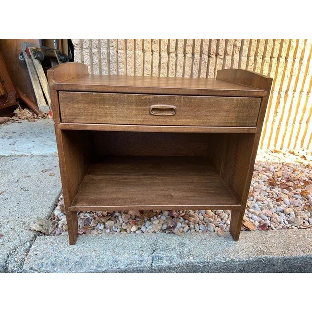 Mid 20th Century Mid 20th Century Mid Century Walnut Side Table For Sale - Image 5 of 7