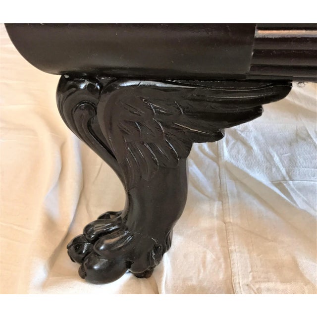 1800s Napoleon III French Empire Slipper Chair For Sale - Image 9 of 11