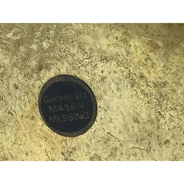 Gold Sculptural Shell Vase in Brass, 1960s For Sale - Image 8 of 13