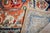 Traditional 8x10 Rust Traditional Floral Oushak Hand Knotted Wool Carpet Rug For Sale - Image 3 of 6