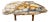 Andrianna Shamaris Beautiful Rare Petrified Wood Coffee Table For Sale