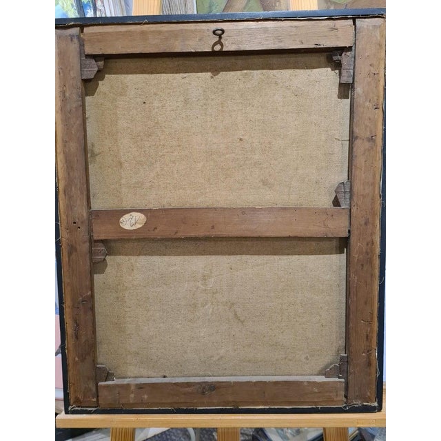 Aesthetic Movement Allegorical Painting, Leda and the Swan, Early 20th Century by Fernand Allard l'Olivier For Sale - Image 10 of 12