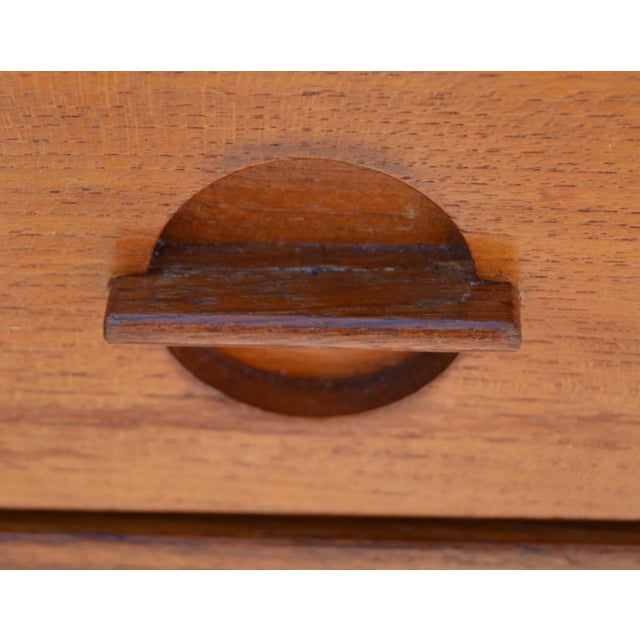 1970 Peter Løvig Nielsen Dansk Design Denmark Teak Flip Top Desk Writing Table For Sale In Miami - Image 6 of 16