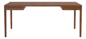 Minimalist Modern Work Desk in Walnut by Pedro Sotomayor