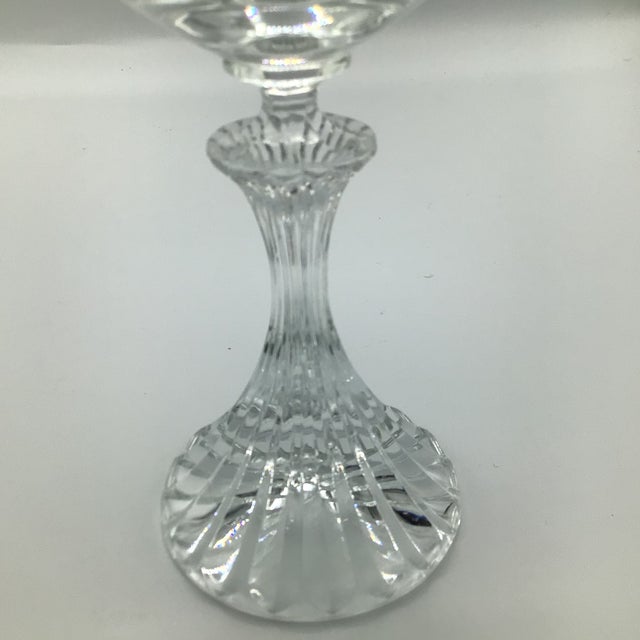 Transparent Vintage Mikasa Ritz Crystal Water Goblets-Set of 6 For Sale - Image 8 of 12