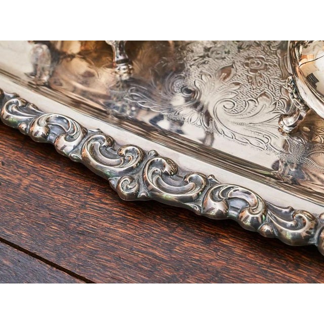 Heirloom Coffee and Tea Service with Venetian Scroll from Oneida, Set of 5 For Sale - Image 13 of 15