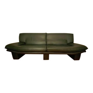 Vintage Coja Ambassador Leather Sofa For Sale